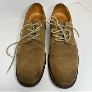 Johnston & Murphy plain toe sheepskin shoes
